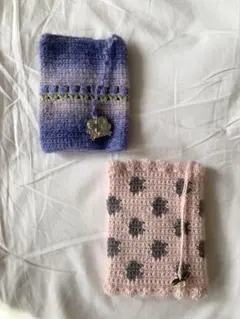 【バラ売り不可/ハンドメイド】ブックカバー2点セット