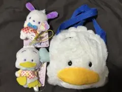 サンリオ ペックル ポチャッコ ぬいぐるみ フェイス ポーチ ケース