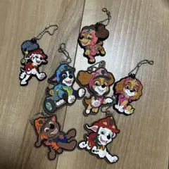 パウ・パトロール ラバーキーホルダー 7個セット