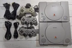 PS1 本体 2台セット ジャンク コントローラー付