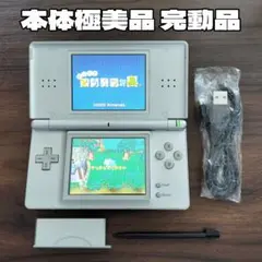 本体極美品 完動品 ニンテンドーDS Lite グロスシルバー 本体 新品付属品