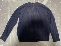 ジップアップセーター ニット
