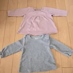 ☆80サイズ☆2枚セット長袖トップス