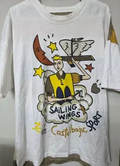CASTELBAJAC Tシャツ ビッグプリント アイボリー/CW55のサムネイル