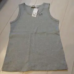 ユニクロ　アニヤ・ハインドマーチ　リブタンクトップ　XL　グレー