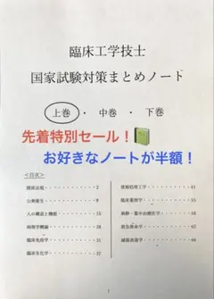 臨床工学技士　授業ノート　まとめ 臨床工学技士国家試験・ME試験対策 要点まとめ おたすけノート | 髙橋