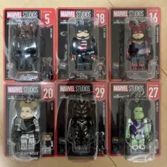 MARVELアベンジャーズ ベアブリック 6体セット