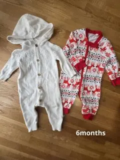 ロンパース・カバーオール 6ヶ月 セット