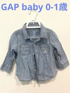 GAP デニムシャツ 6-12ヶ月 ベビー