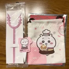 ココス×ちいかわコラボ　ちいかわ巾着　ピック　さすまた　3点セット