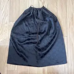 Gucci ブラック GGパターン 巾着袋