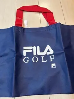 FILA GOLF トートバッグ ネイビー/レッド