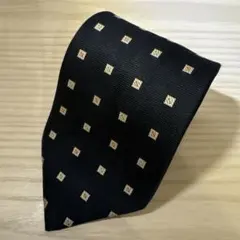 アクアスキュータム シルク ネクタイ ダイヤモンドパターン