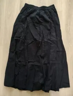 ITEMS URBANRESEARCH フレアロングスカート 黒