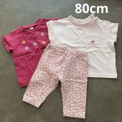 半袖シャツ、レギンスセット　80cm