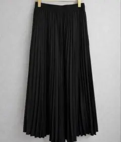 SNIDEL ブラック プリーツロングスカート S