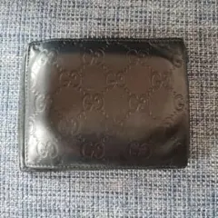 GUCCI ブラック 二つ折り財布