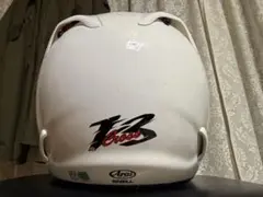 アライMXスピリッツカスタムJTシール付きバイザープラスチック品 白