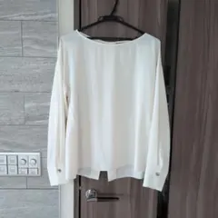 長袖ブラウス ホワイト