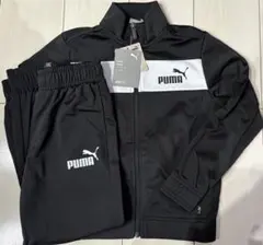 お値下げ中⚠️PUMA ジャージ 上下セット ブラック グレー 160 - メルカリ