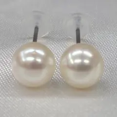 伊勢志摩英虞湾産あこや真珠 6.1 6.3mm パールピアス - メルカリ