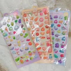 新品未開封★BONBON DROP キャラクターシールセット 3枚シートセット