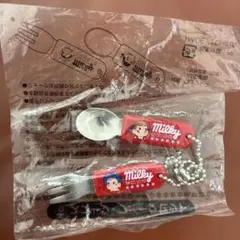 不二家 Milky スプーン・フォークセット キーホルダーのサムネイル