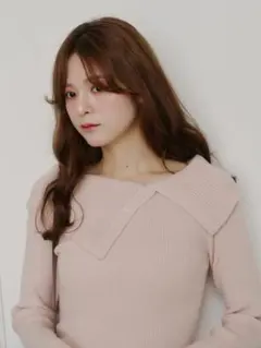 【美品】Olu. ビックカラーリブニットプルオーバー　完売品！