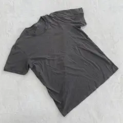 トップバリュTシャツクルーネック 半袖 無地 ダークグレー