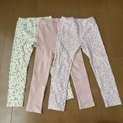 ユニクロ レギンス パンツ 3点セット 110センチ