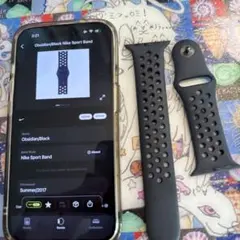 スポーツバンド アンスラサイト nike