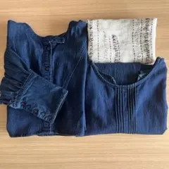 デニムワンピース　ボレロ付き⭐︎