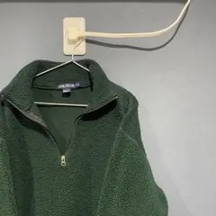 【送料無料!!!】Nautica ダークグリーン フリースジャケット 古着