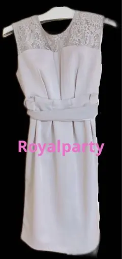 結婚式 ドレス グレー ロイヤルパーティ
