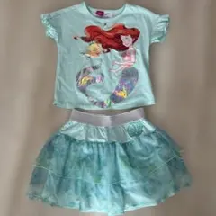 アリエル プリント Tシャツ＆スカート セット 7歳のサムネイル