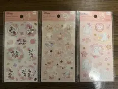 ディズニーデザインシールさくら(3枚セット)ベイマックス・ミッキー・プーさん