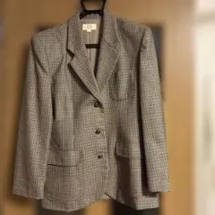 チェックジャケット