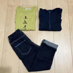 【mike様専用 デニムのみ】ファミリア 男の子3点セット 120cm