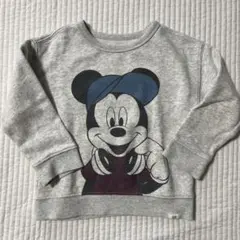 babyGAP ミッキーマウス トレーナー 裏起毛 100cm