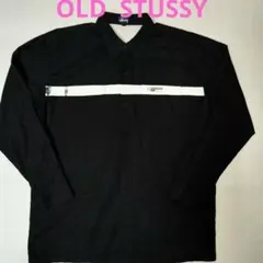 【希少・90’s~・紺タグ】OLD STUSSY ブラックシャツ L