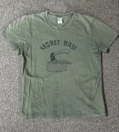 SECRET BASEキャンプTシャツ　シークレットベース　斧　薪割り　OD