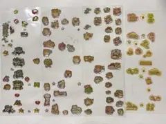 R*.様 平成レトロ　ハムスター　シール　ぷっくりシール