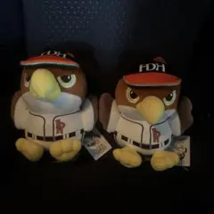 2個セット タカぬいぐるみ 3等 ダイエーホークスユニフォームver