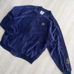 90s ADIDAS ベロア トラックジャケット ジャージ ビンテージ