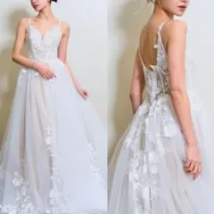 DRESS PRODUCTION W354 ハートカット 刺繍 Aラインドレス - メルカリ