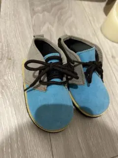 靴　くつ　ベビー　12.5 水色