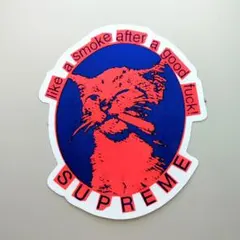SUPREME SMOKE STICKER