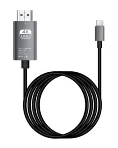 USB Type-C to HDMI変換ケーブル 4K映像出力 2M接続ケーブル
