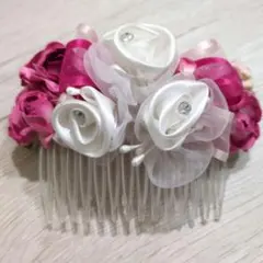 発表会 結婚式 フラワーアクセサリー ヘアコーム ヘアアクセサリー フォーマル