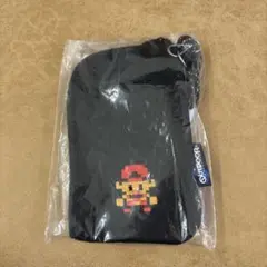 【新品未開封】レア ポケモン 金銀 黒ポーチ キャラクター刺繍